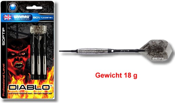 Softdart Soft Dart Pfeile Winmau Diablo - 18 g - 3er Set