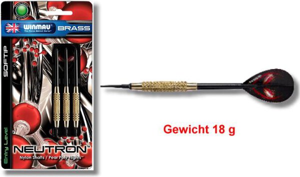 Softdart Soft Dart Pfeile Winmau Neutron - 18 g - 3er Set
