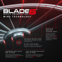 Winmau Dartscheibe Dartboard Bristle Board Blade 6