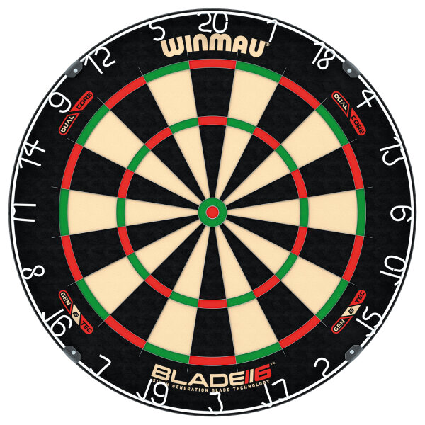 Winmau Dartscheibe Dartboard Bristle Board Blade 6 DUAL CORE
