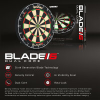 Winmau Dartscheibe Dartboard Bristle Board Blade 6 DUAL CORE