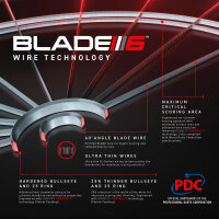 Winmau Dartscheibe Dartboard Bristle Board Blade 6 TRIPLE CORE CARBON