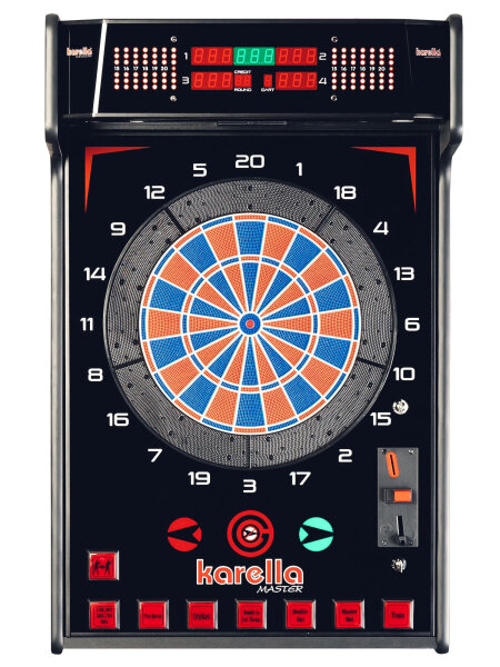 Karella Professioneller Dartautomat E-Master + Münzung (abschaltbar)